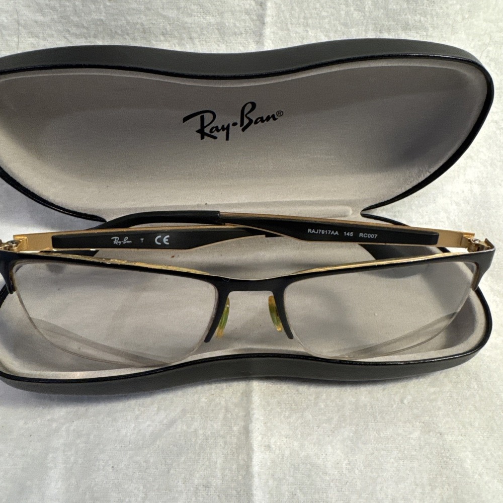 Ray Ban Eyeglasses, Frames Only, RB RAJ7917AA, 56-17-145 MM, RC007, Half Rim